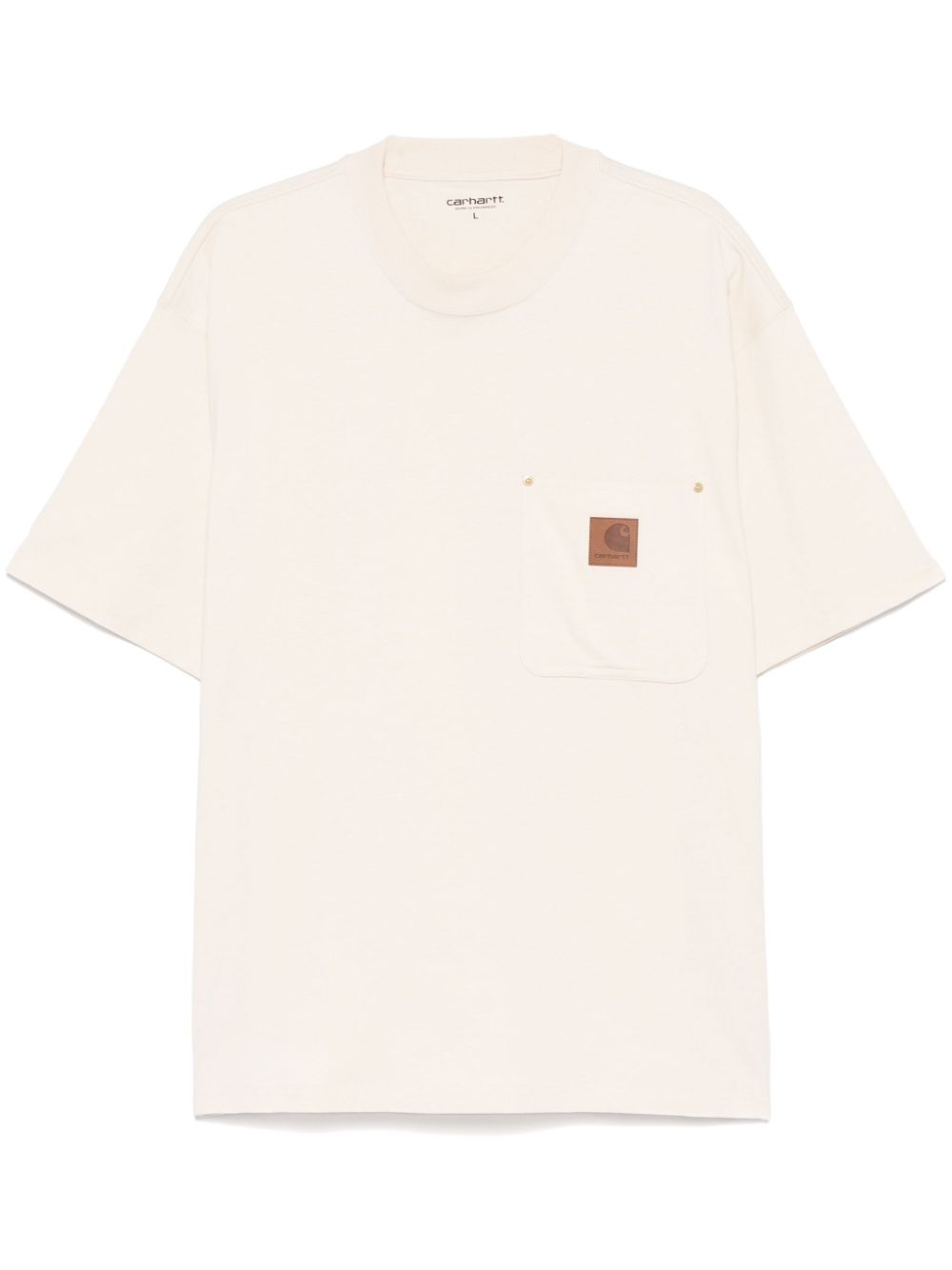 Eldon Pocket T-shirt Organic Cotton Single Jersey I034365 05XX NATURAL CARHARTT WIP 