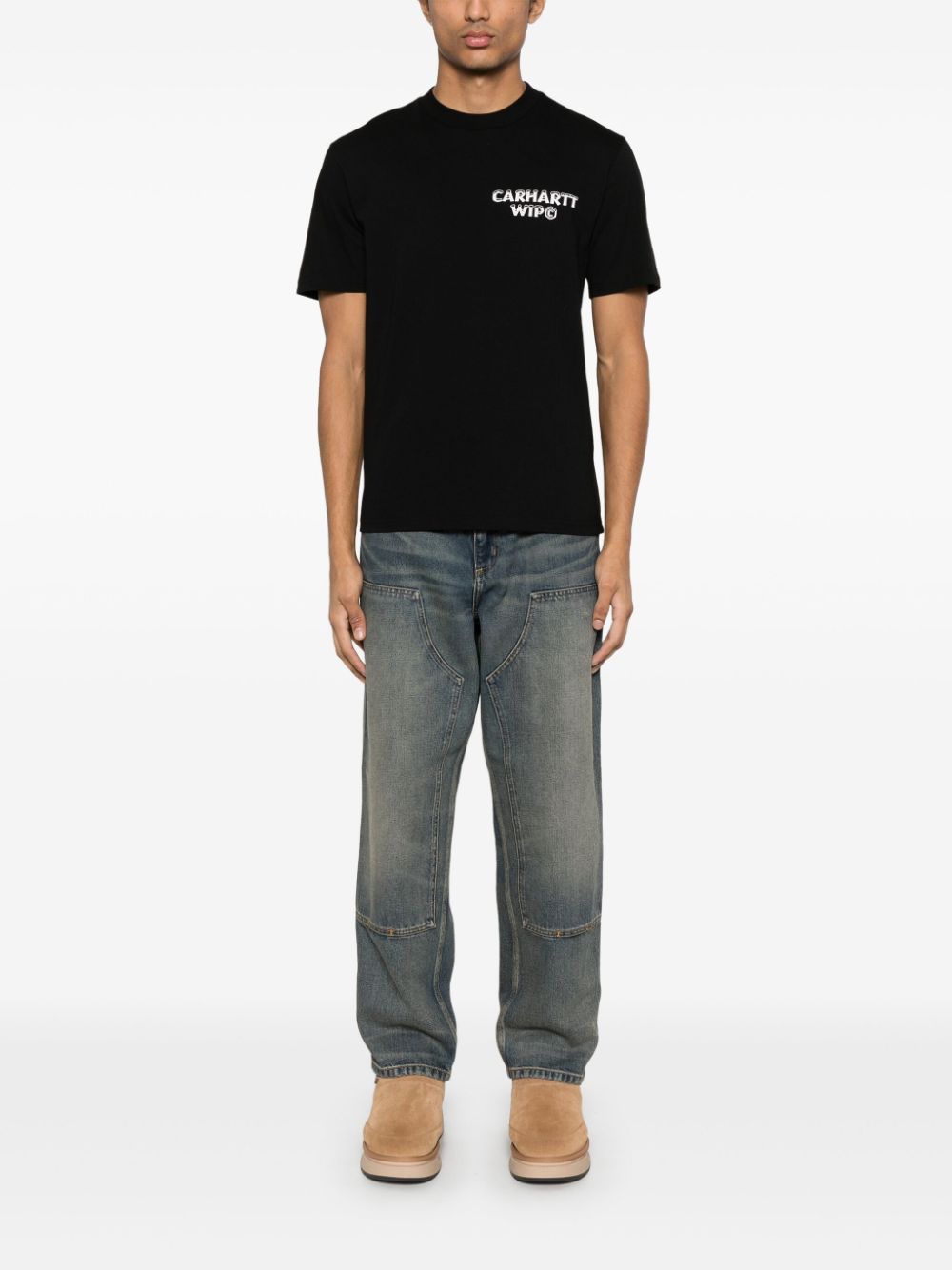 Ice T-shirt Organic Cotton Single Jersey I034436 89XX BLACK CARHARTT WIP 