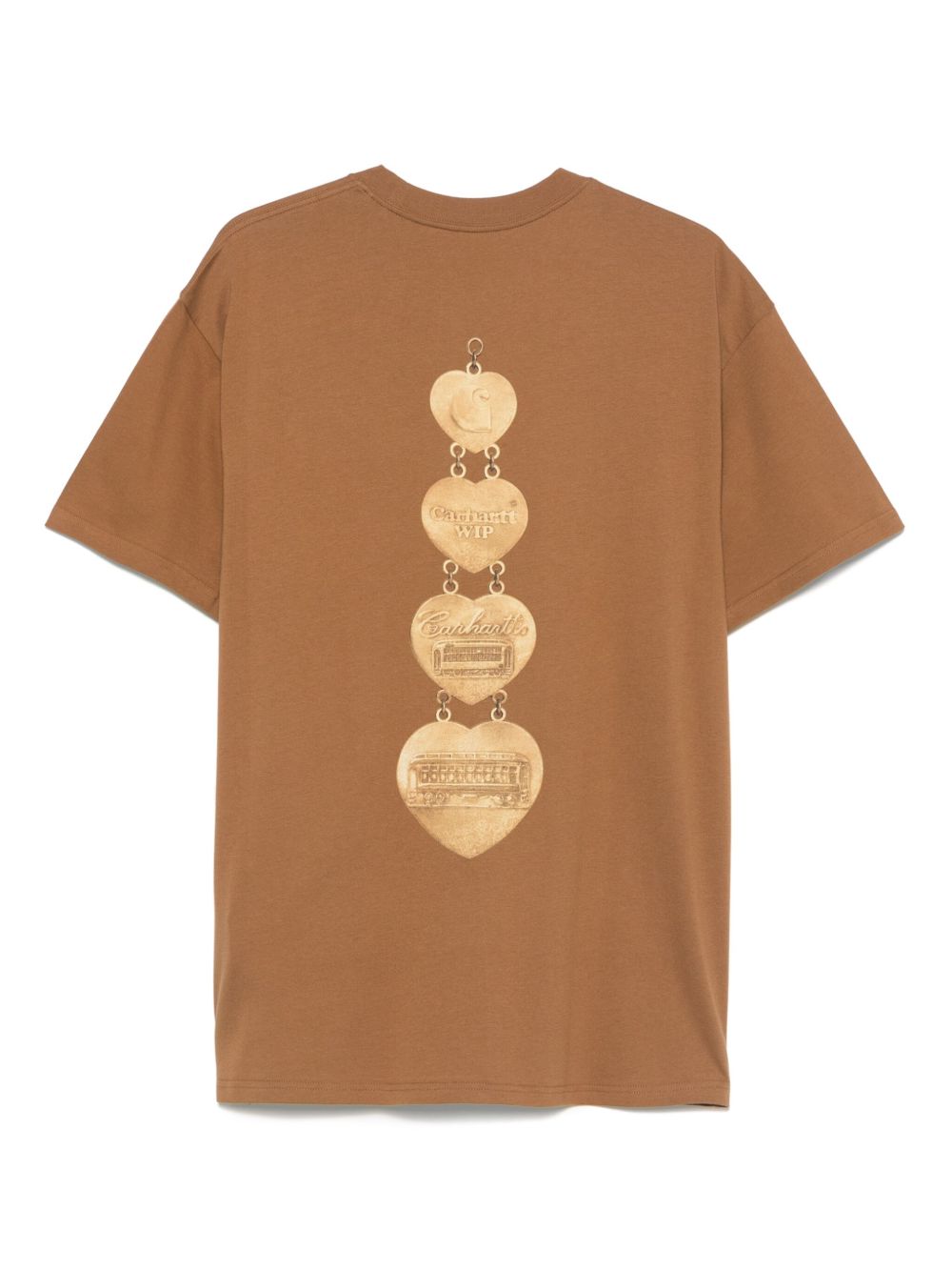 S/S HARTT CHAIN T-SHIRT ORGANIC COTTON I034663 HZXX HAMILTON BROWN CARHARTT WIP 
