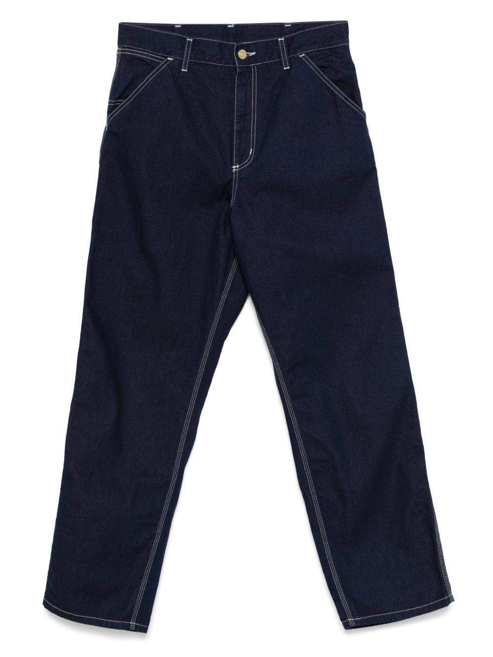 SINGLE KNEE PANTS NORCO DENIM I034864 0102 BLUE RINSED CARHARTT WIP 