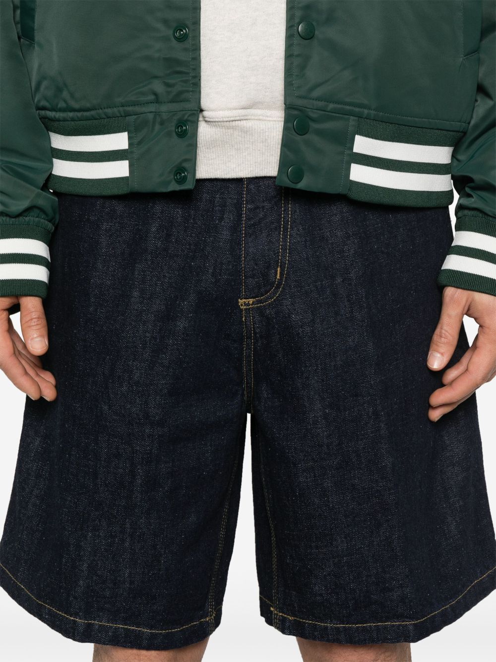 OG SINGLE KNEE SHORT CAMANO DENIM I034872 0102 BLUE RINSED CARHARTT WIP 