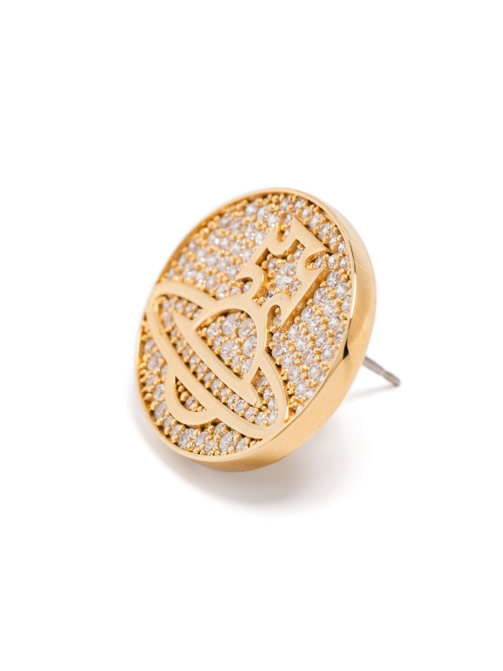 Aminata Earrings 6201036002R102 R102 GOLD WHITE VIVIENNE WESTWOOD 