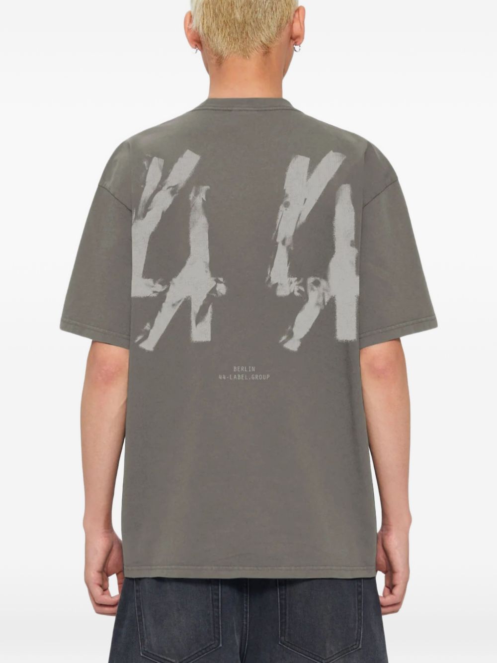 T-Shirt Con Logo Frontale B0030556FA724 P777 GRANITE 44 LABEL GROUP 