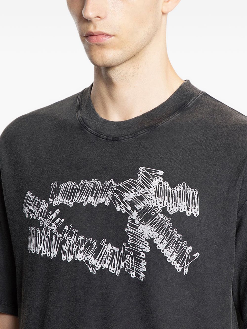Relaxed Slim Tee B0030653FA725 P751 BLACK WHITE 44 LABEL GROUP 