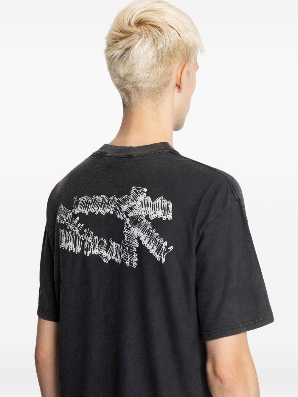Relaxed Slim Tee B0030653FA725 P751 BLACK WHITE 44 LABEL GROUP 