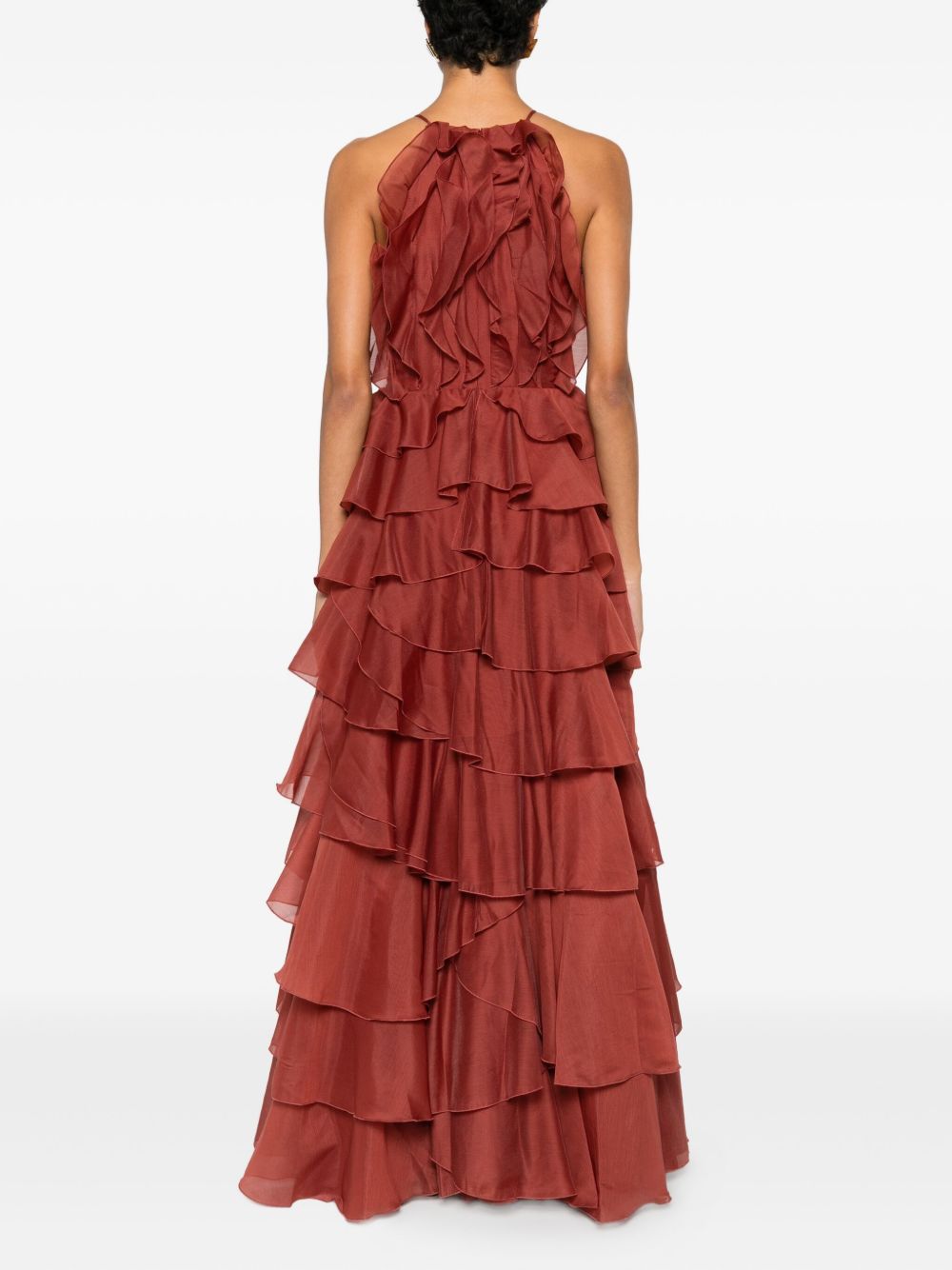 Cleo Gown 26RE5060 RUST AJE 