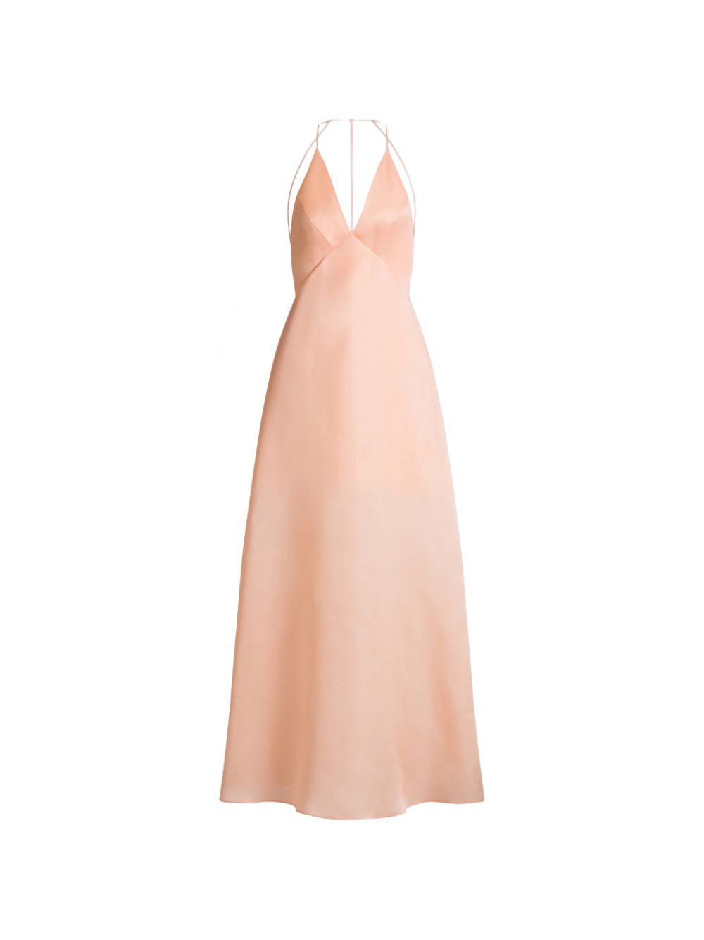 Open-back silk dress A04340119 0070 ROSA ALBERTA FERRETTI 