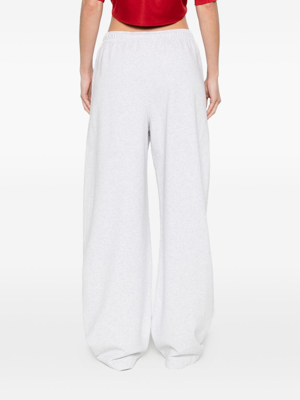 Cotton Terry Crystal Sweatpant 1CC2264040 050 LIGHT HEATHER GRAY ALEXANDER WANG 