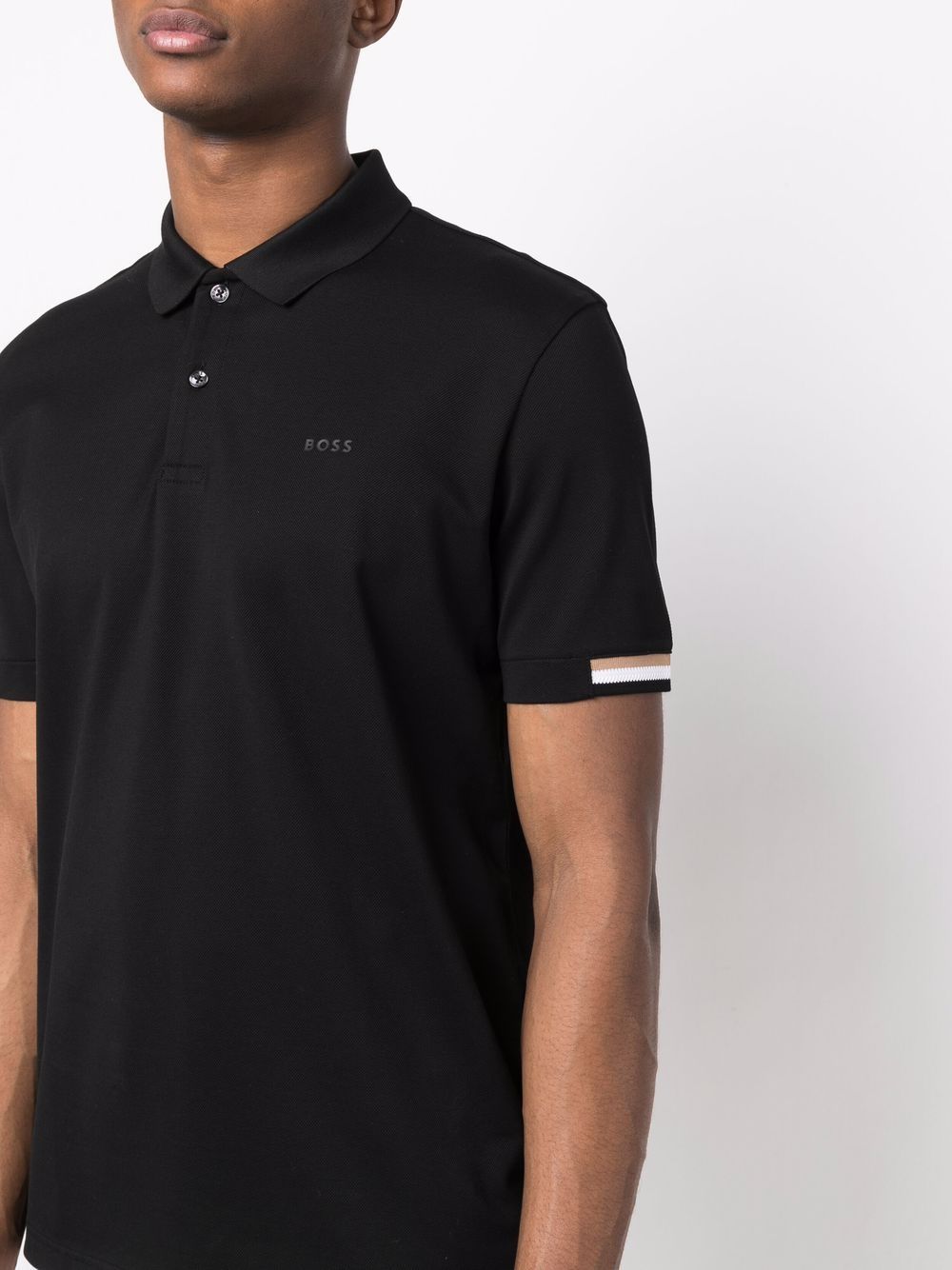 Parlay Polo 50467113 001 BLACK BOSS 
