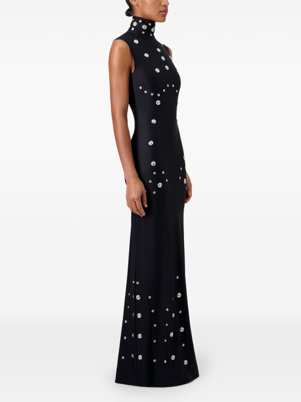Sleeveless Snaps Dress COPR275F5021 BLACK COPERNI 