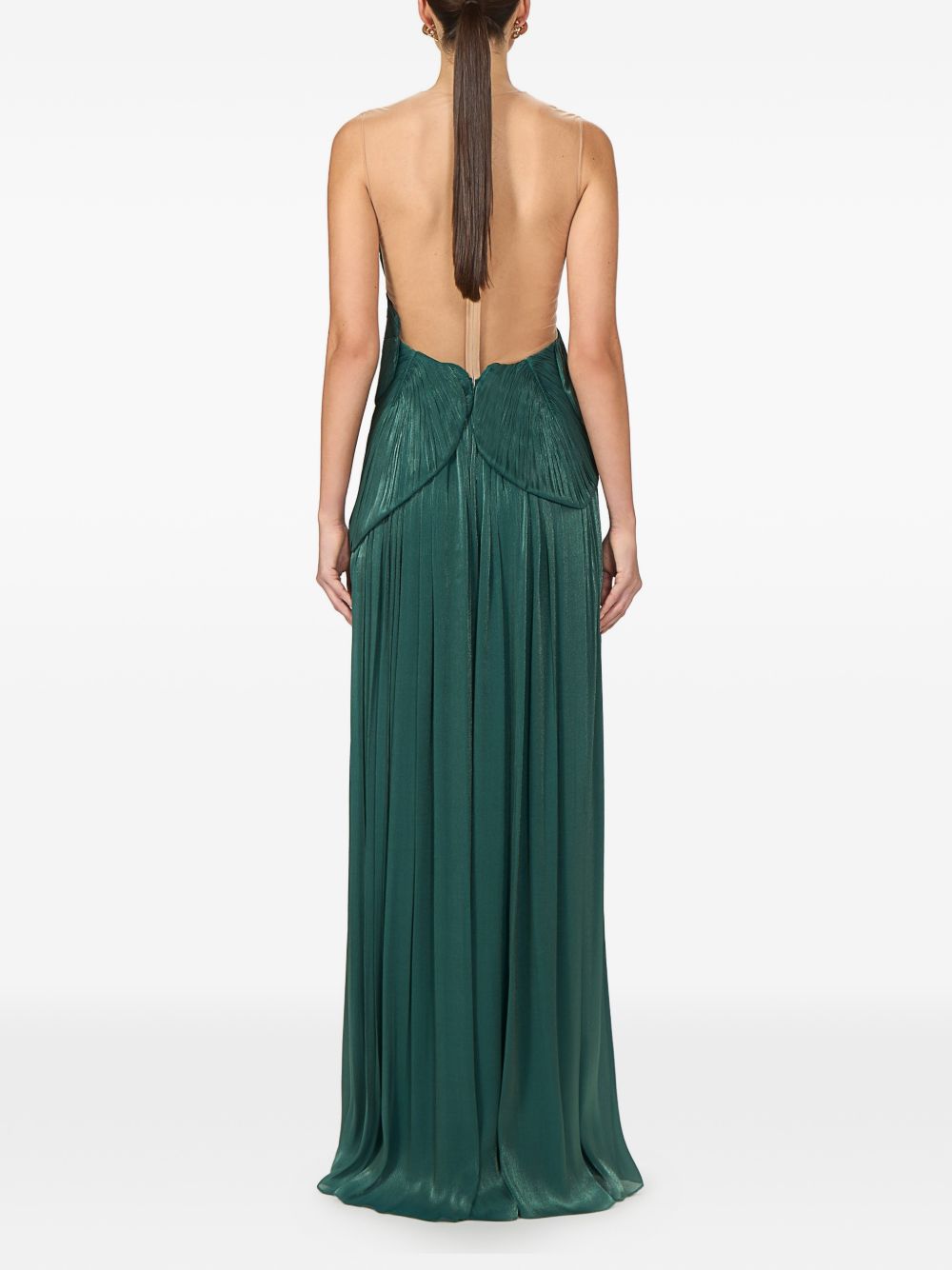 Serenne Lurex Georgette Gown PS2614 2472 EVERGREEN COSTARELLOS 