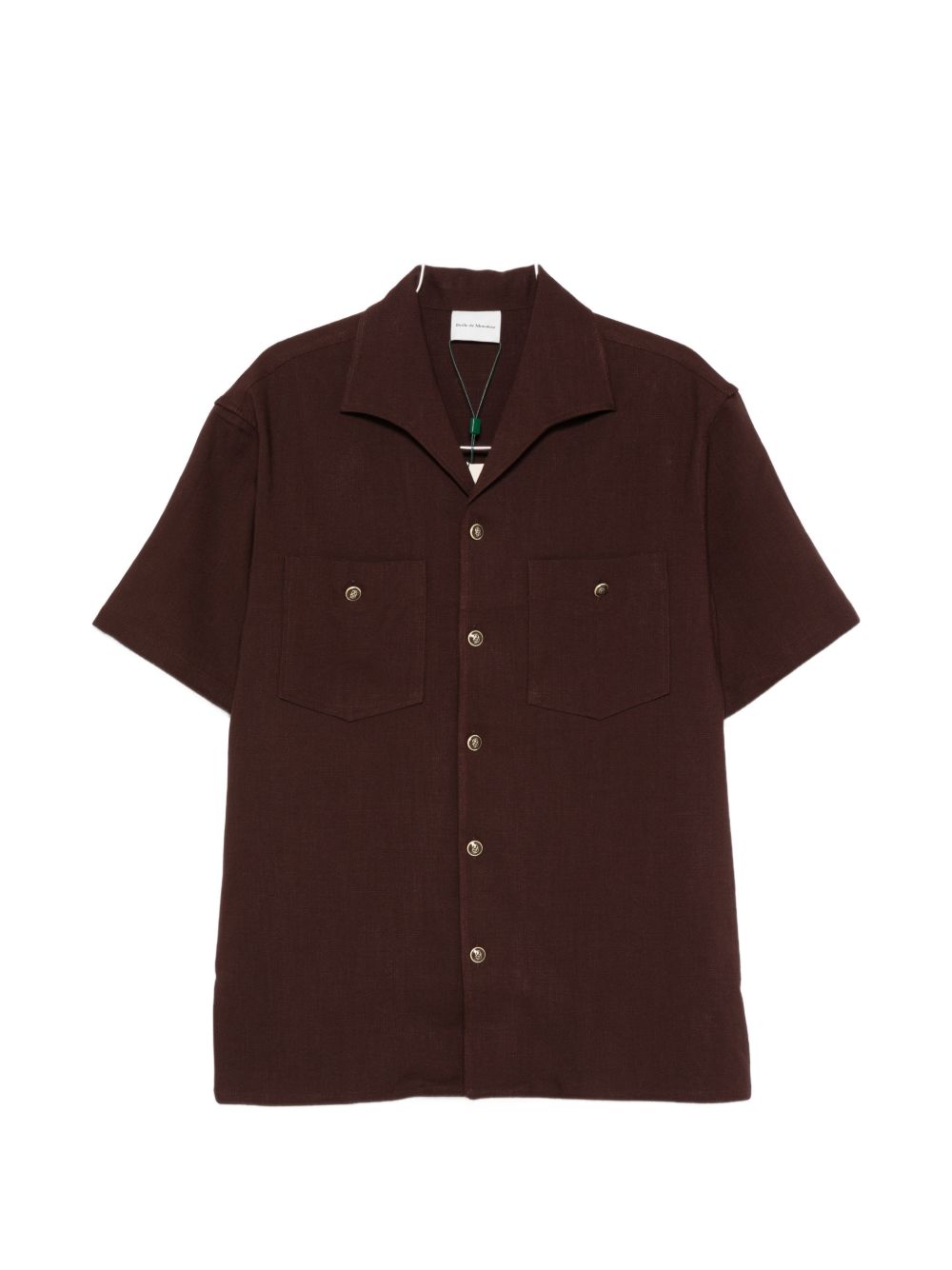 Camicia In Tweed KSH254VI029 DARK SAND DROLE DE MONSIEUR 