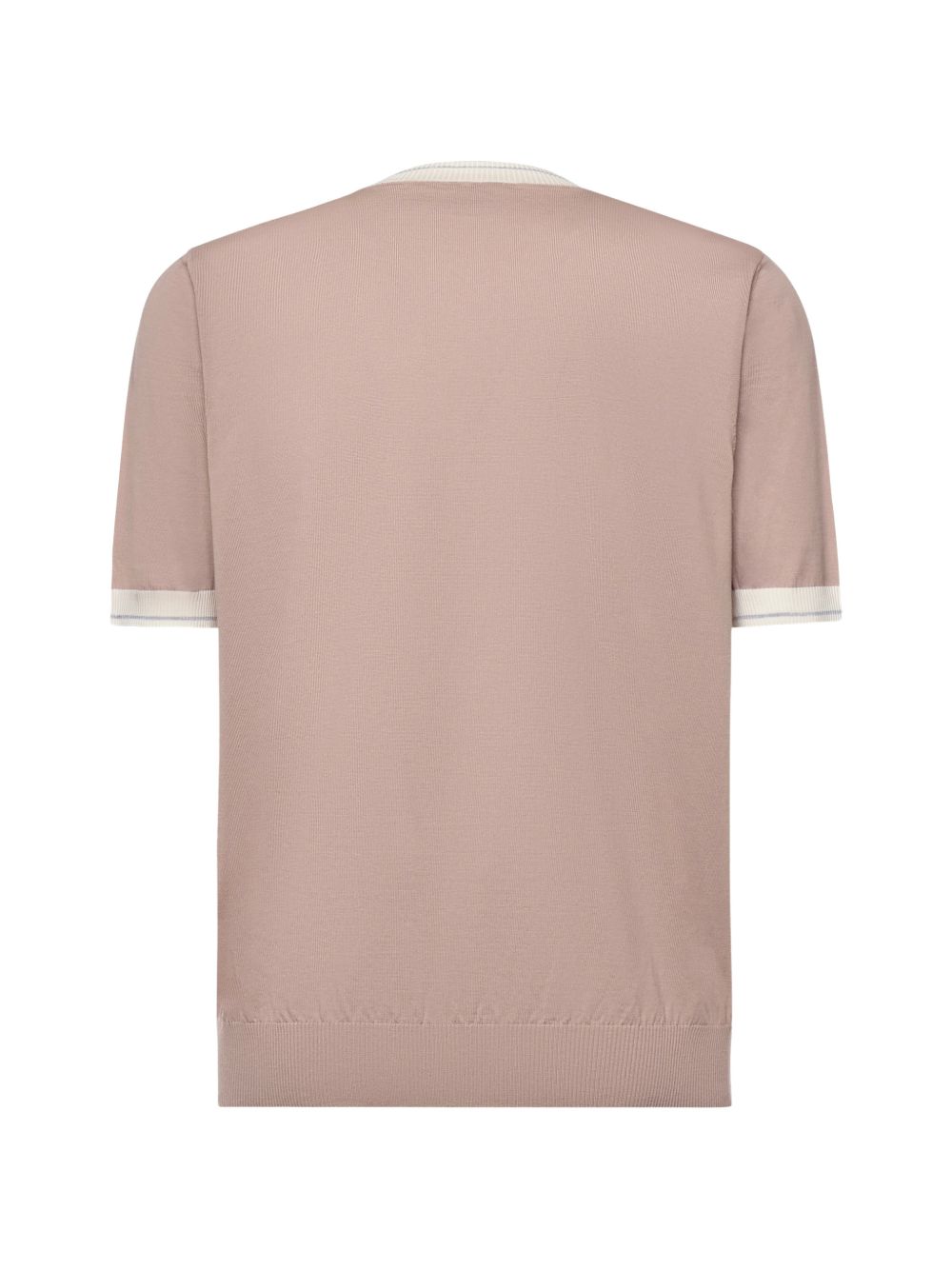 Maglia girocollo in cotone M76MAGM19MAG0M013 260113 CIPRIA BIANCO GRIGIO ELEVENTY 