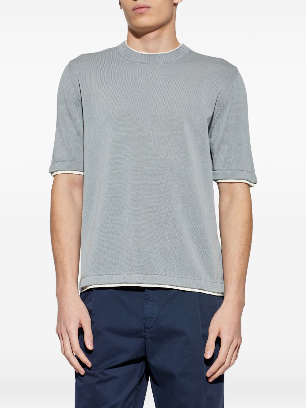 M76MAGM31MAG0M015 0801 DENIM BIANCO ELEVENTY 