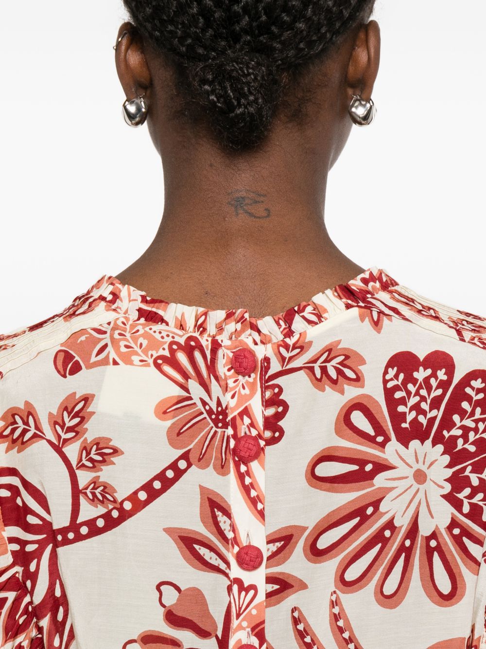 Blusa Con Motivo Floreale 344000 26040 FLOWERFUL FARM RIO 
