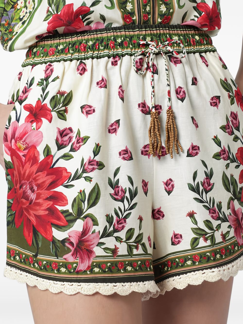 Pantaloncini Con Motivo Floreale 344170 26106 FLORAL FARM RIO 