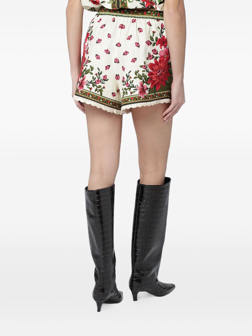 Pantaloncini Con Motivo Floreale 344170 26106 FLORAL FARM RIO 