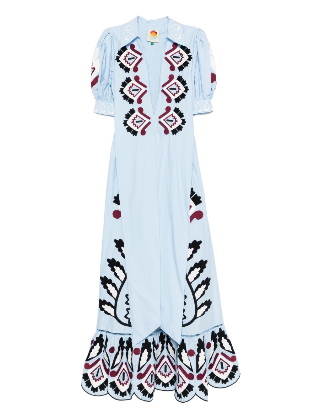 Artisanal Maxi Dress 344655 L0003 BLUE FARM RIO 
