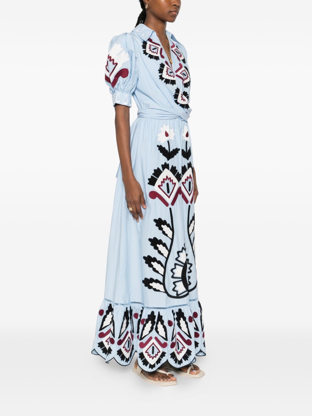 Artisanal Maxi Dress 344655 L0003 BLUE FARM RIO 