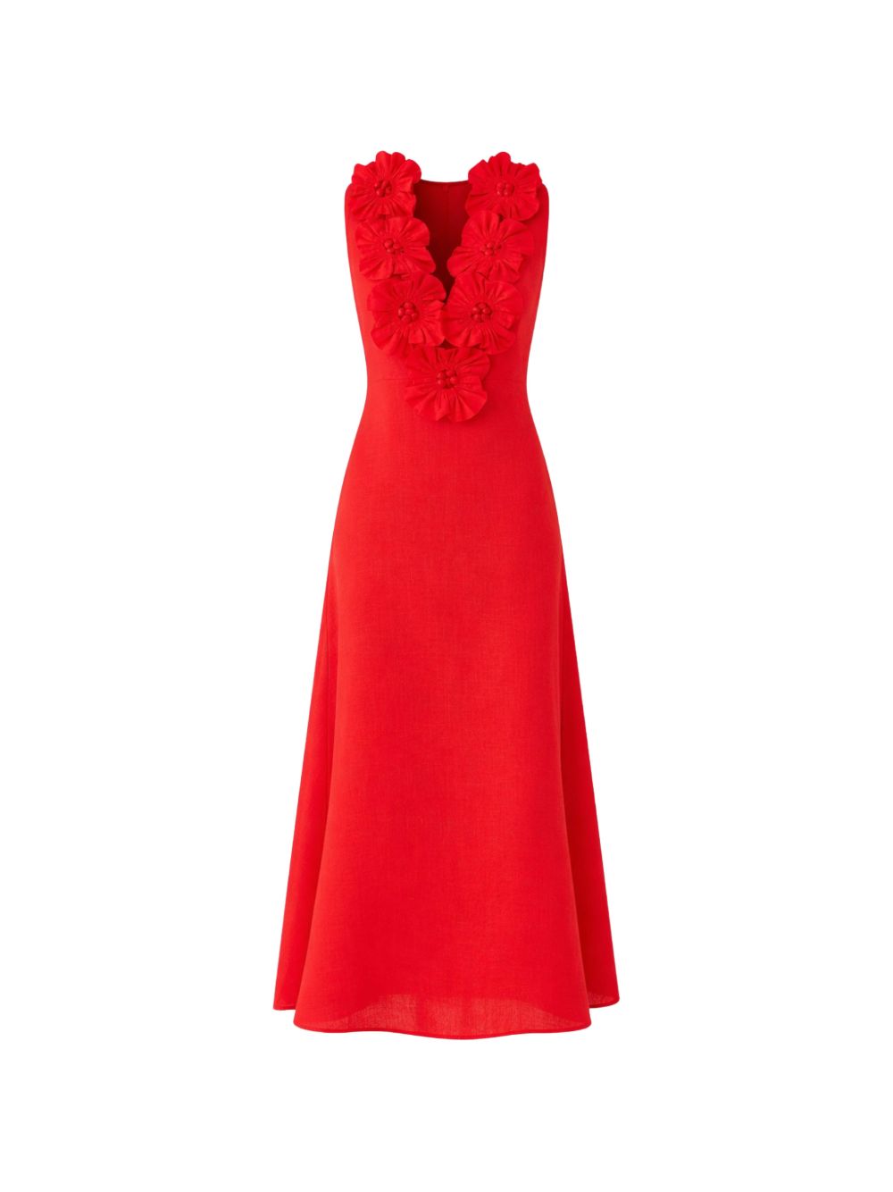 Abito applicazioni floreali 347760 L0028 RED FARM RIO 
