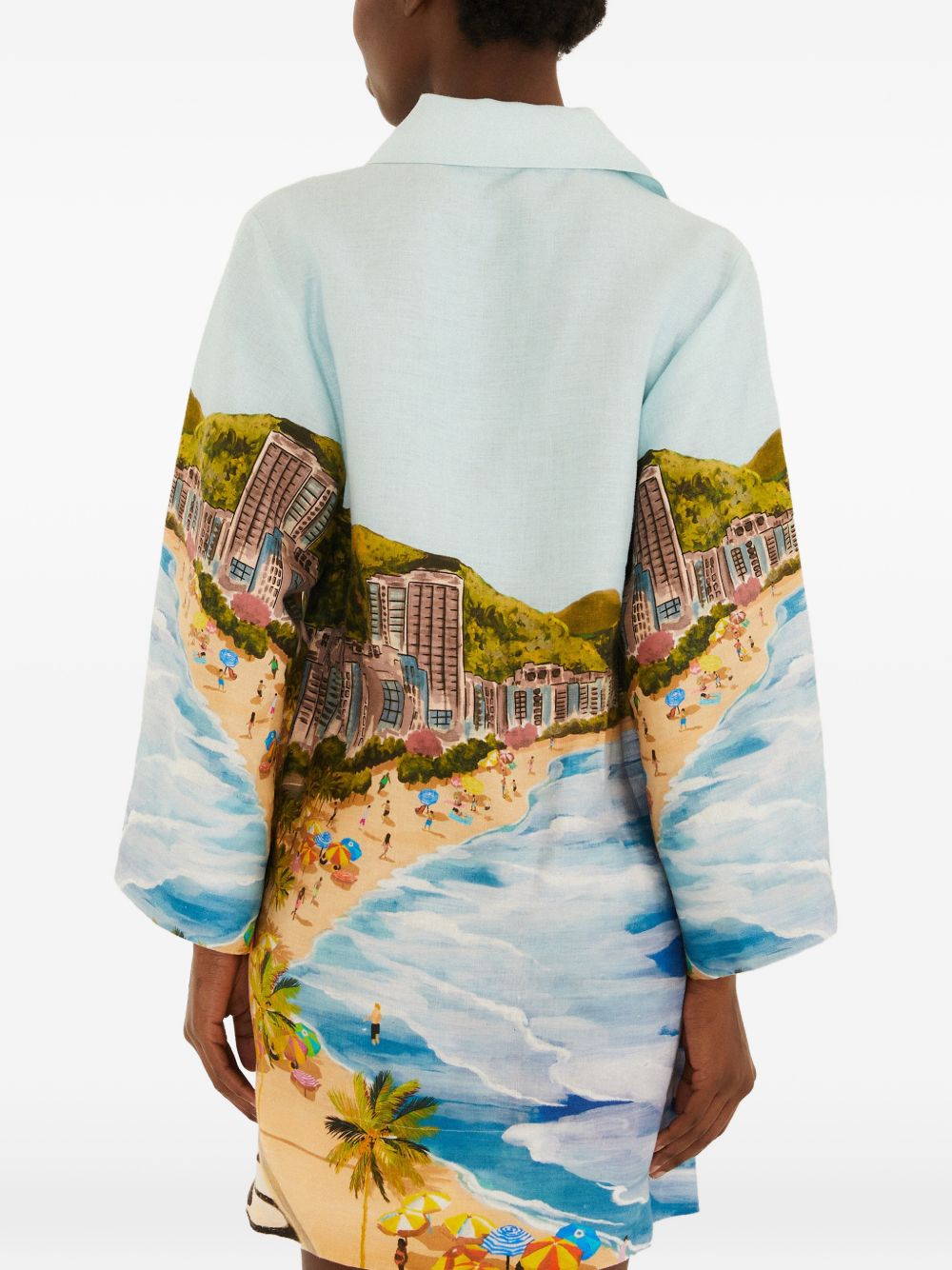 Kimono Copacabana Beach Multicolor 348994 26025 COPACABANA FARM RIO 