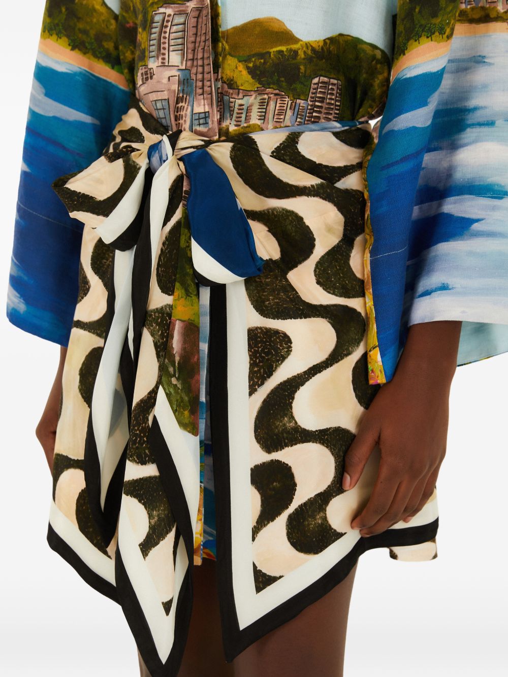 Kimono Copacabana Beach Multicolor 348994 26025 COPACABANA FARM RIO 