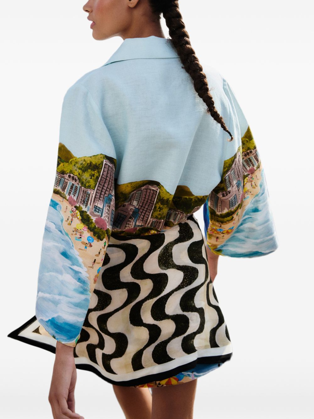 Kimono Copacabana Beach Multicolor 348994 26025 COPACABANA FARM RIO 