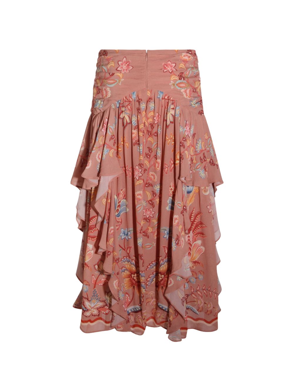 Gonna lunga in viscosa con stampa floreale 349015 26017 BOHO FARM RIO 