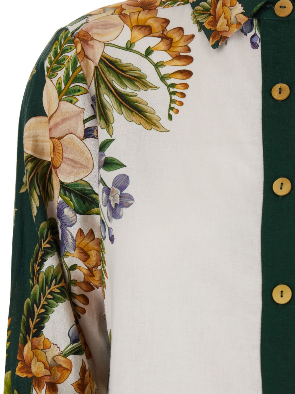 Floral-print long-sleeve shirt 349062 26068 NATURE SAND FARM RIO 