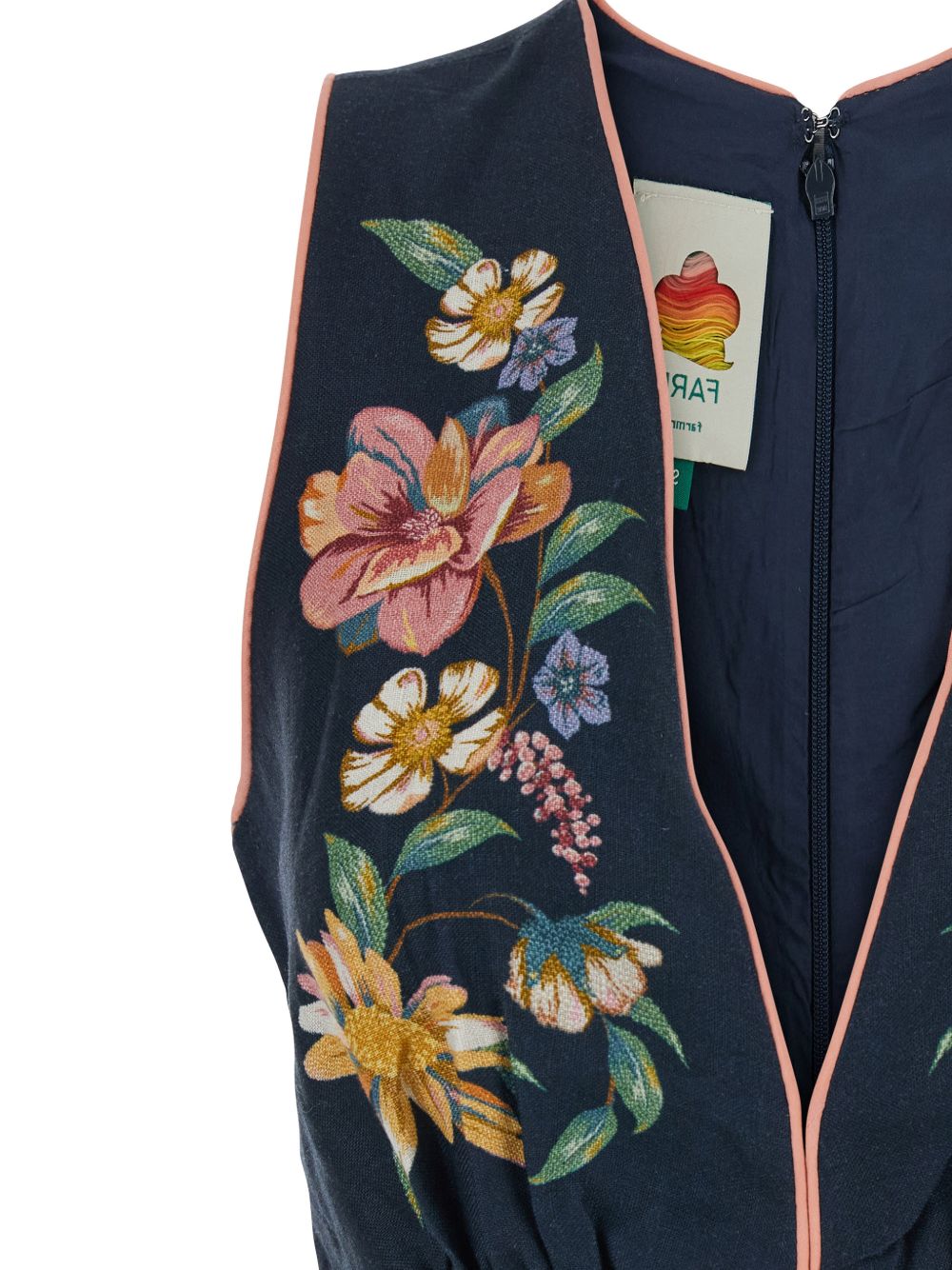 Abito midi con ricami floreali 353550 26059 MAIRA FLORAL FARM RIO 