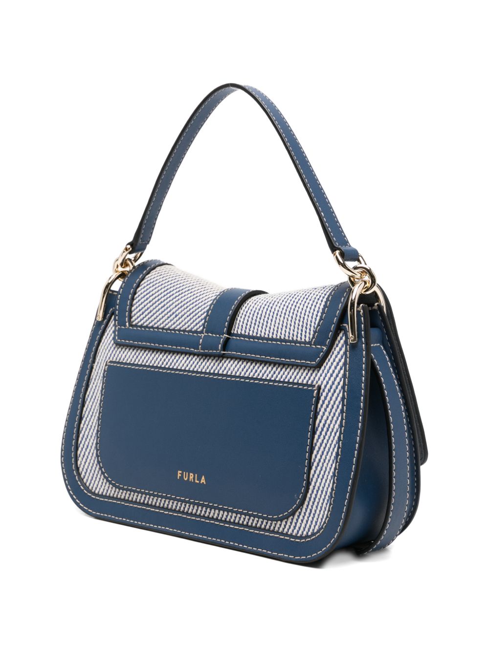 Furla Flow Borsa A Mano MINI WB02042BX4421 4296S TONI INDIGO FURLA 