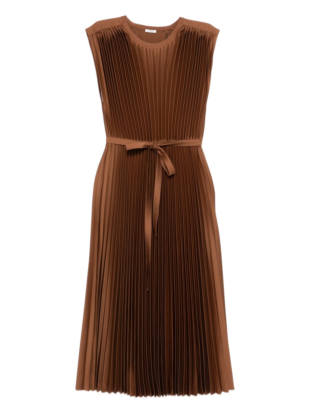 Volta Knit Weave Plissé Dress JF009603 0605 CINNAMON JOSEPH 