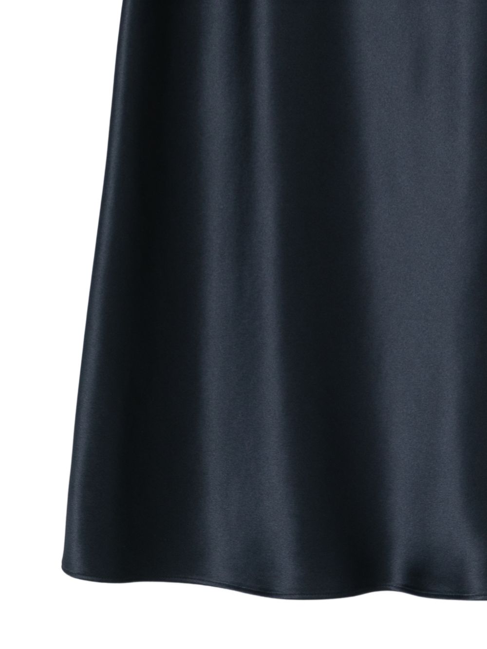 Isaak Long Silk Satin Skirt JF009635 0365 INDIGO JOSEPH 