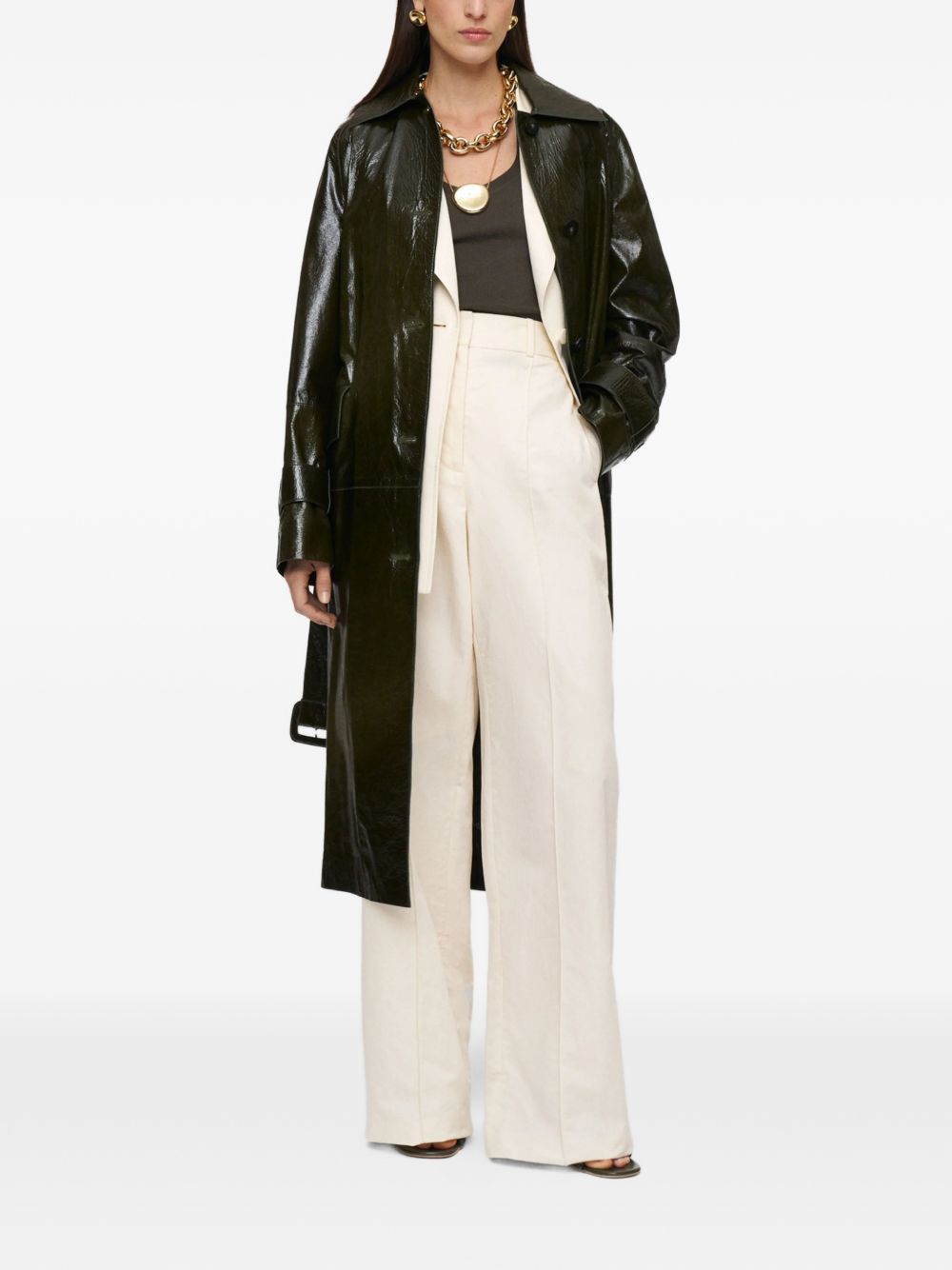 Jnane Cotton Linen Trousers JF009695 0287 MARBLE JOSEPH 