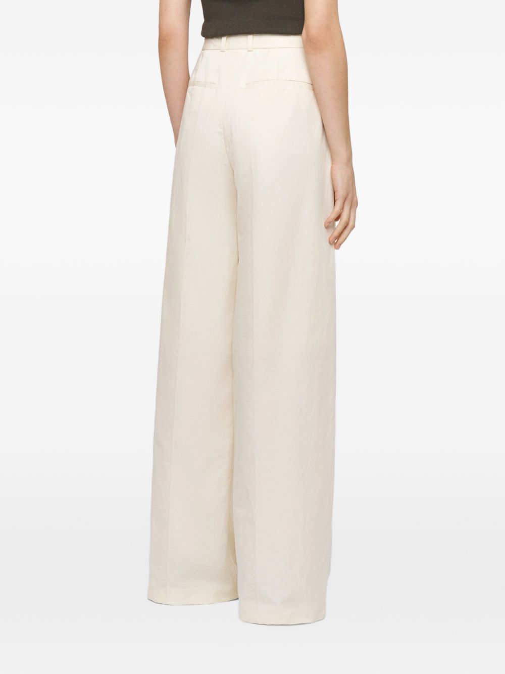 Jnane Cotton Linen Trousers JF009695 0287 MARBLE JOSEPH 