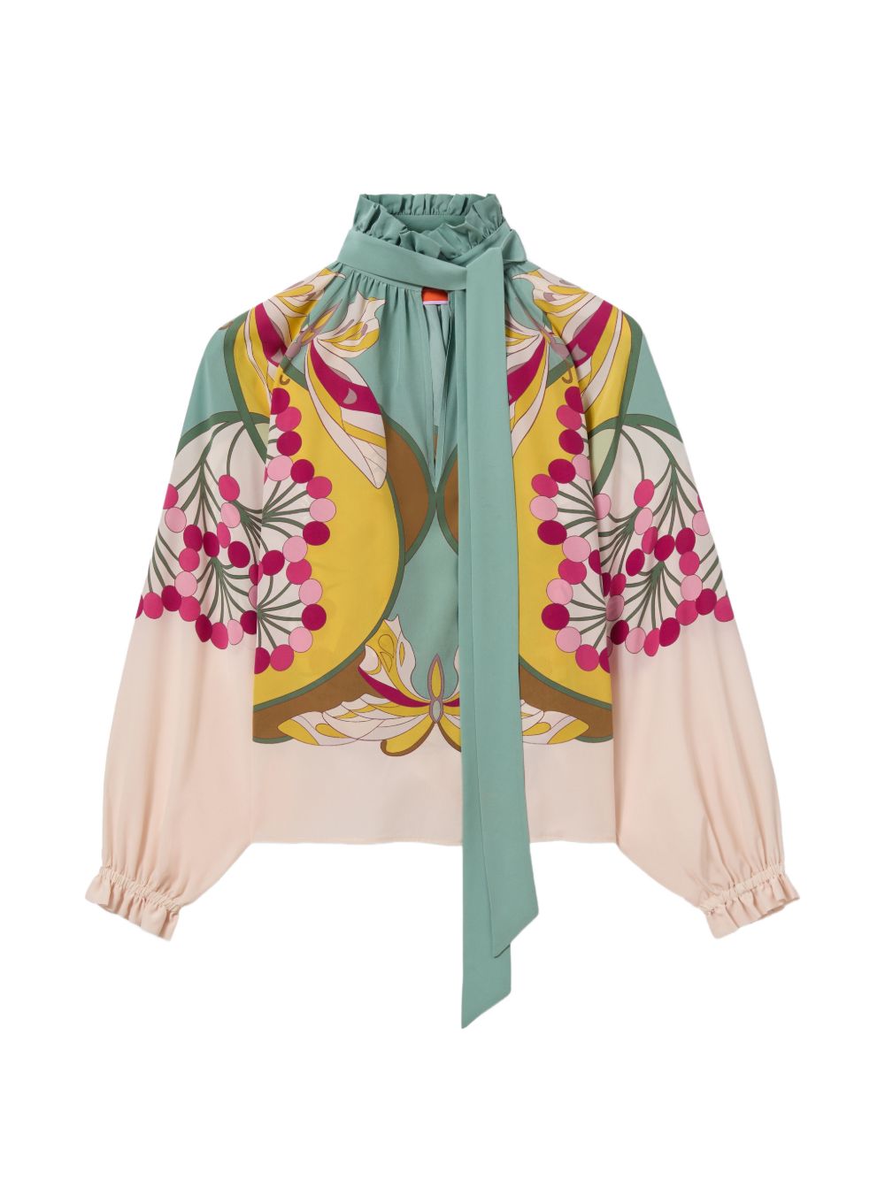 Cerere Blouse SHI0086CRE002FLO08 PI03 FLORETTE PLACE LA DOUBLEJ 