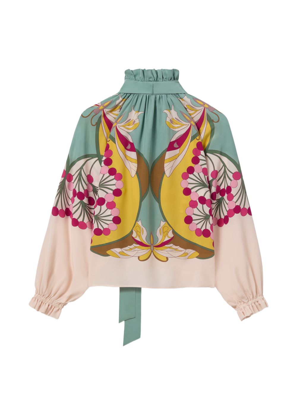 Cerere Blouse SHI0086CRE002FLO08 PI03 FLORETTE PLACE LA DOUBLEJ 
