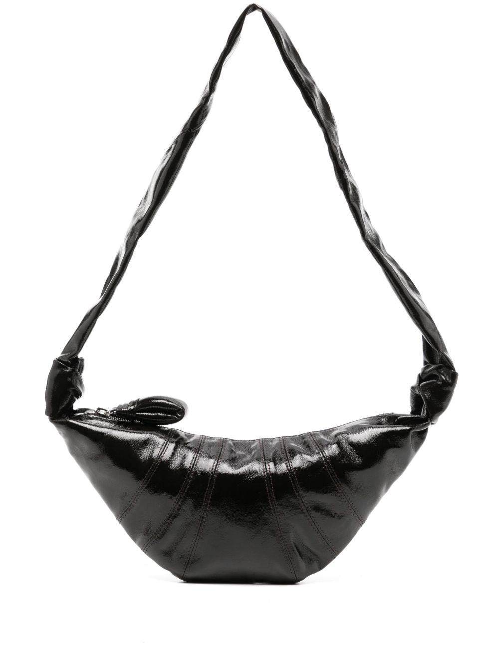 Medium Croissant Bag in Coated Cotton BG0001LF1329 BR477 TRUFFLE LEMAIRE 