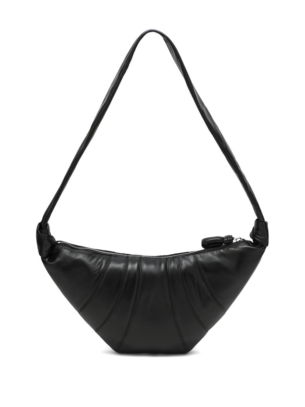 Medium Croissant Bag in Leather BG0001LL095 BK999 BLACK LEMAIRE 