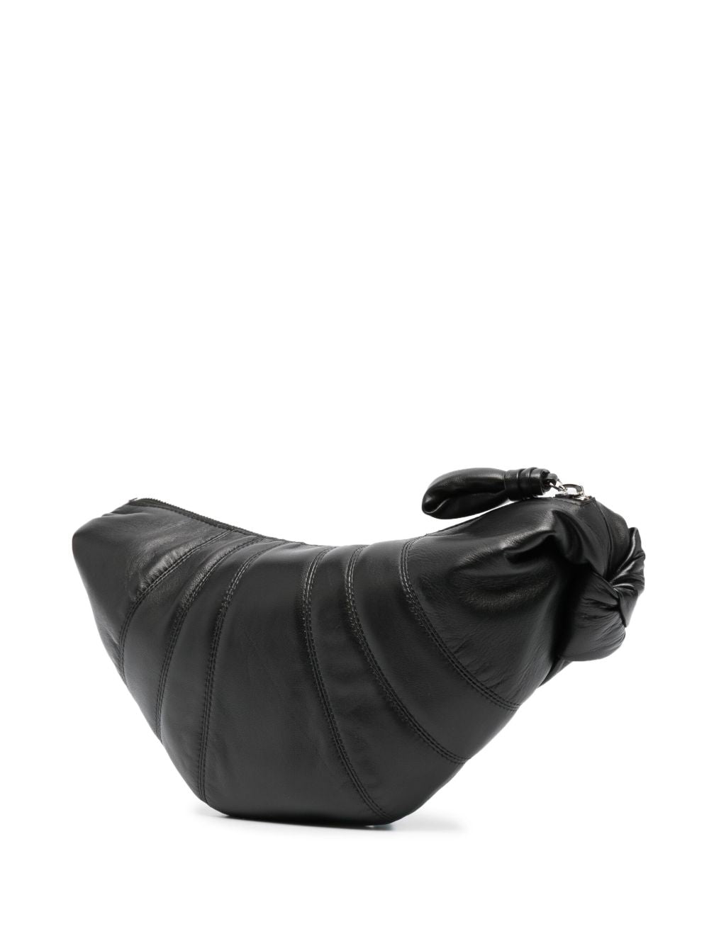 Small Croissant Bag in Leather BG0003LL095 BR999 BLACK LEMAIRE 