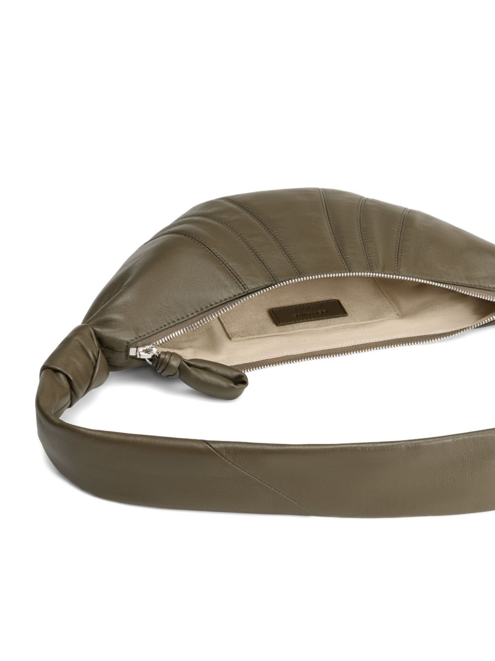 Small Croissant Bag in Leather BG0003LL095 GR678 DARK KHAKI LEMAIRE 