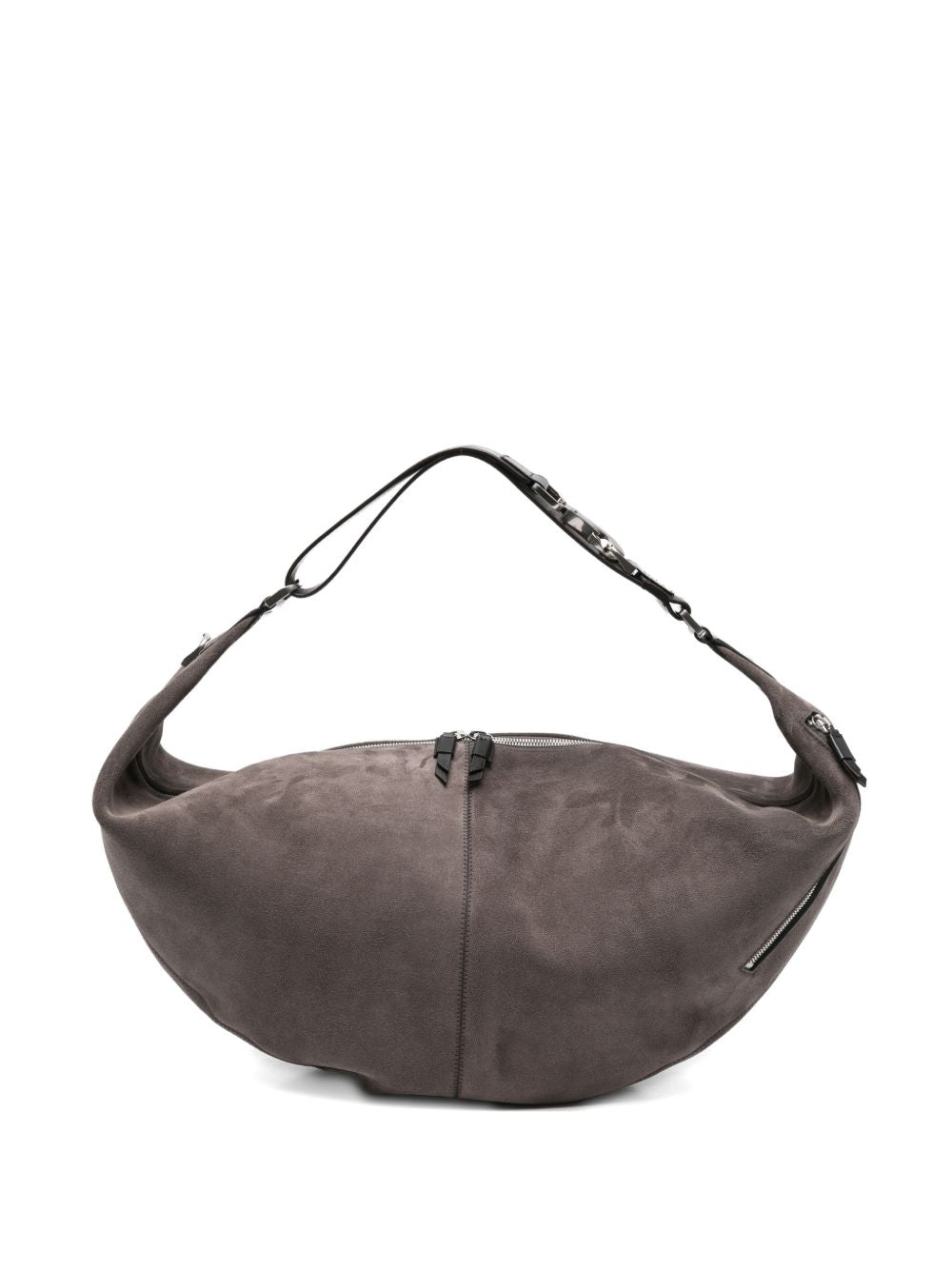 Large Quiver Clip Bag in Suede Leather BG0197LL0125 BR102 MINK LEMAIRE 