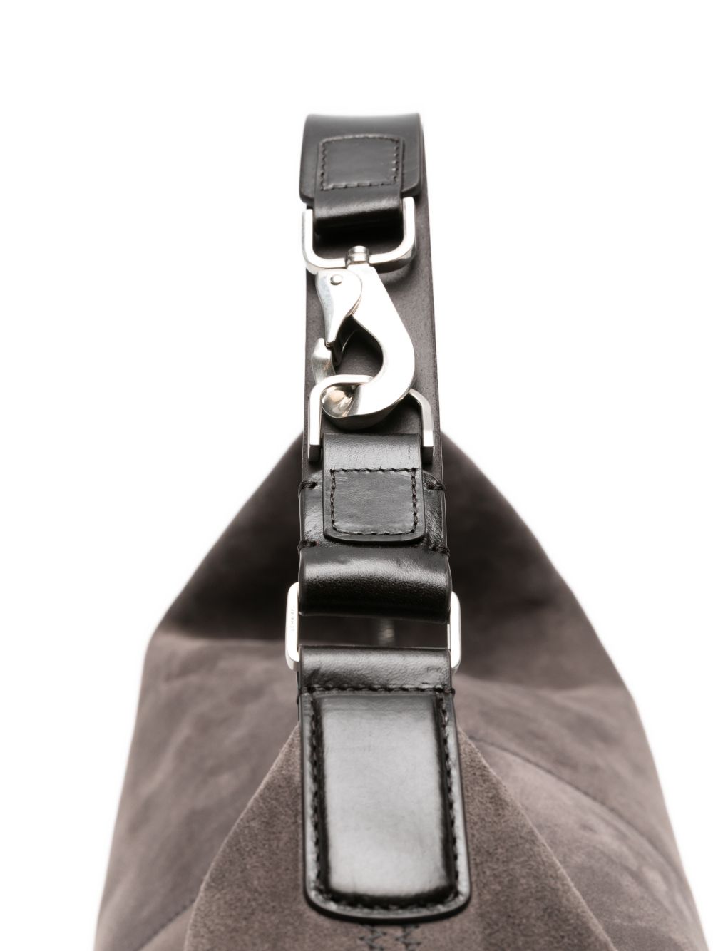 Large Quiver Clip Bag in Suede Leather BG0197LL0125 BR102 MINK LEMAIRE 