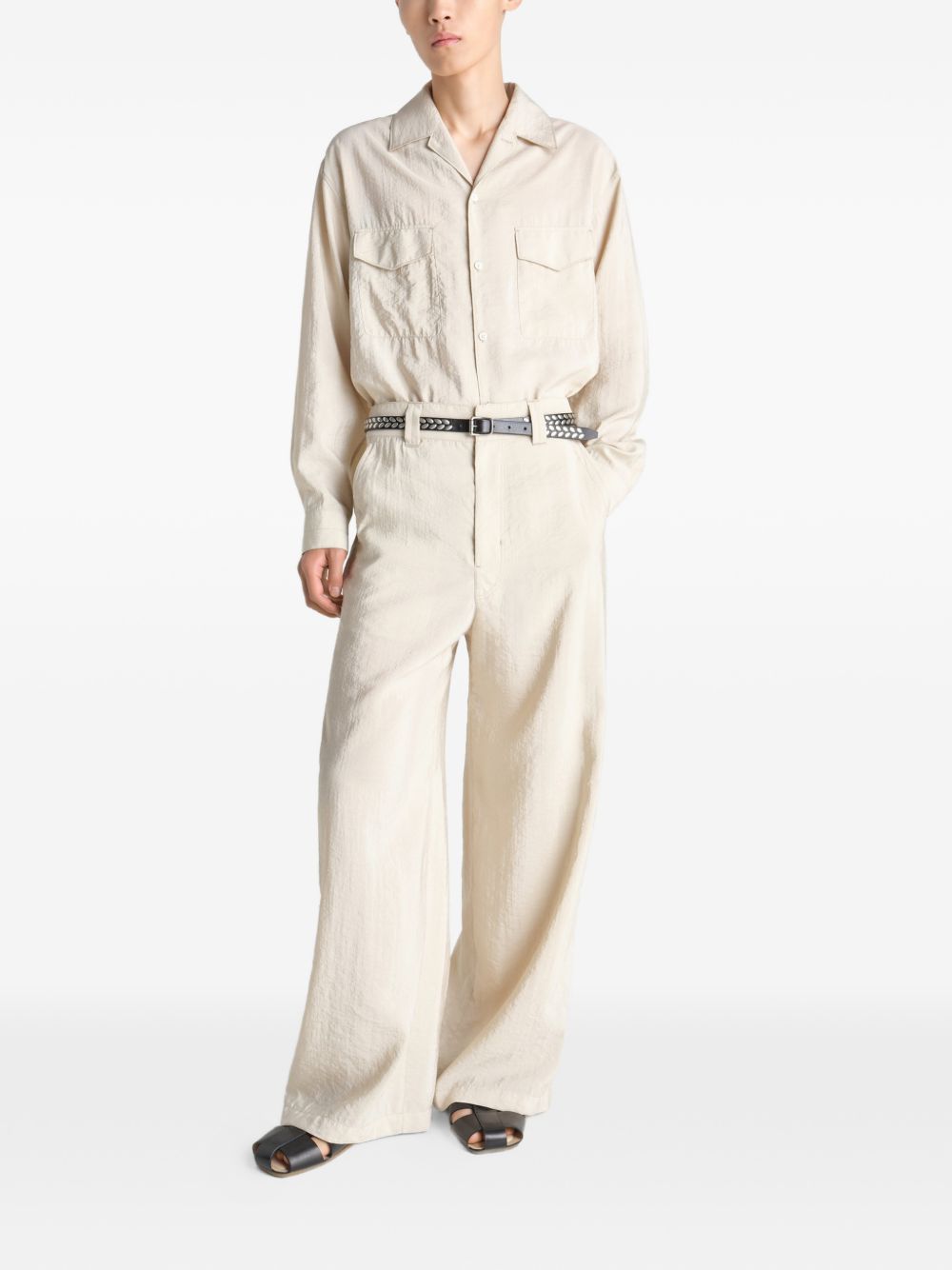 Straight Tailored Pants PA1291LF1308 BG235 OAT MILK LEMAIRE 