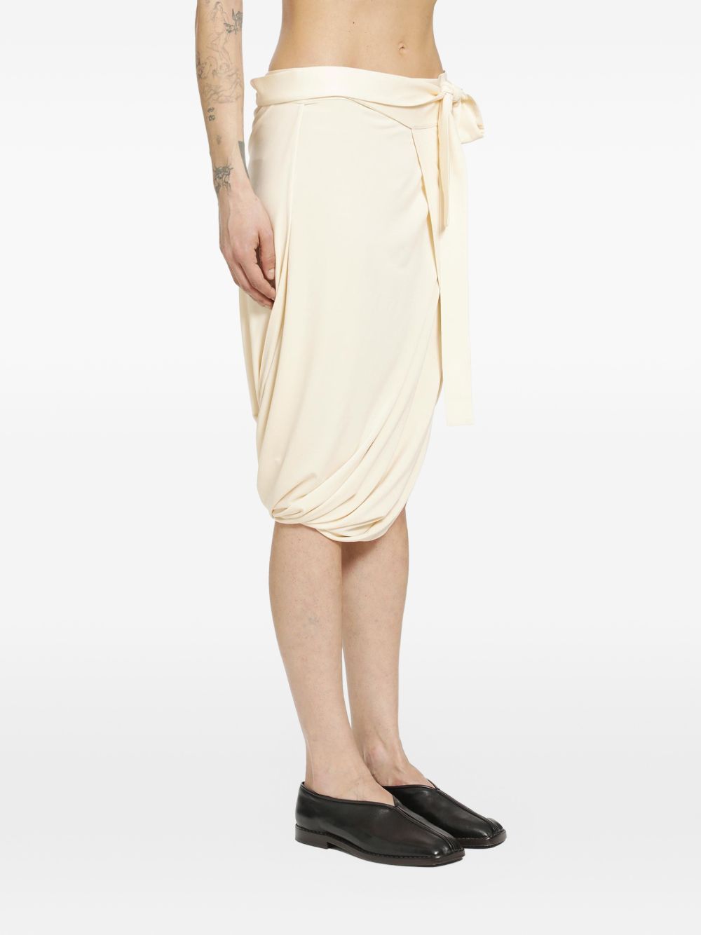 Soft Wrap Skirt SK1069LJ1050 YE507 CREAM LEMAIRE 