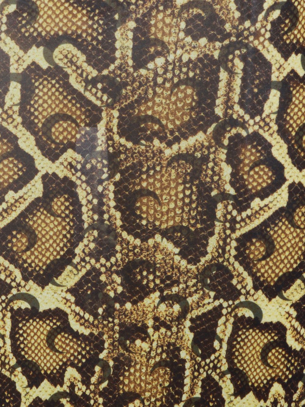 Python Printed Jersey Dress WDR481ACJER0108 YE30 YELLOW MARINE SERRE 