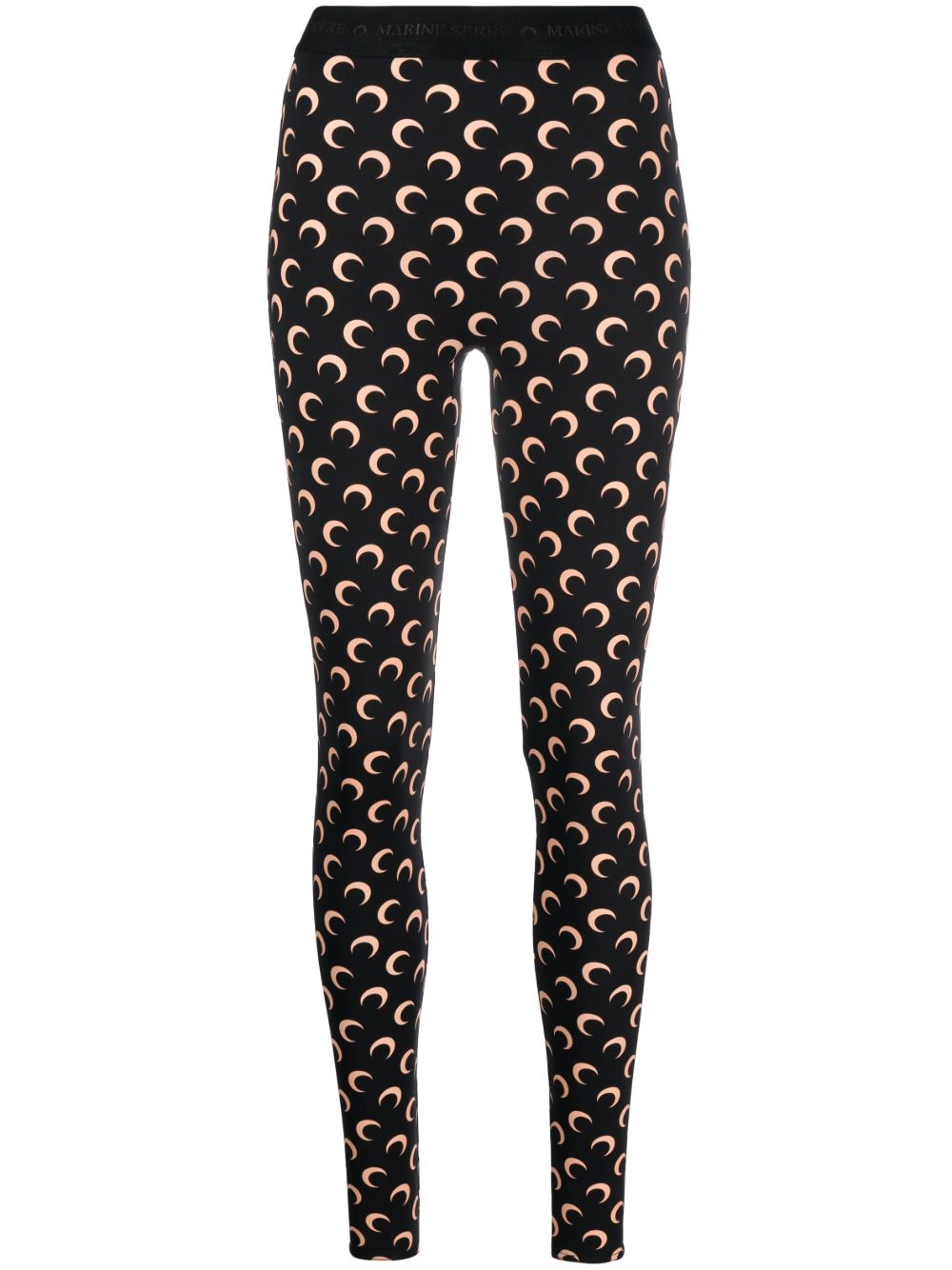 Recycled Moon Jersey Stirrup Leggings WPA111ACJER0001 T99 INVERSE TAN MARINE SERRE 