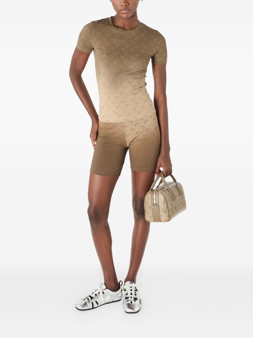 Faded Moon Mini Shorts WSH007ACJER0114 BG40 TAUPE MARINE SERRE 