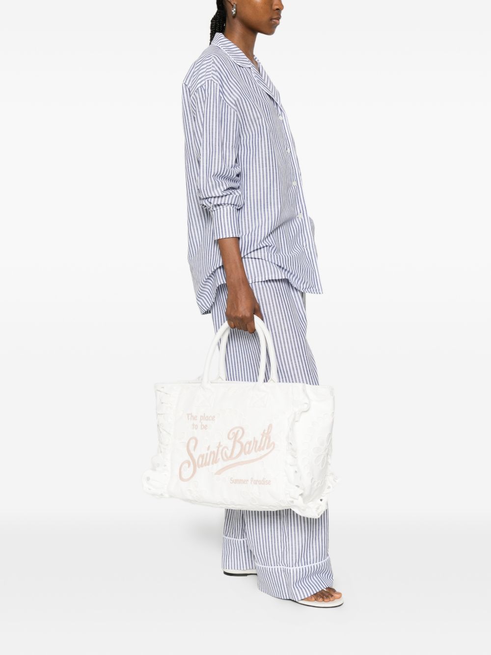 Borsa Vanity in Pizzo Sangallo VANI002909063L 1011 SAN GALLO MC2 SAINT BARTH 