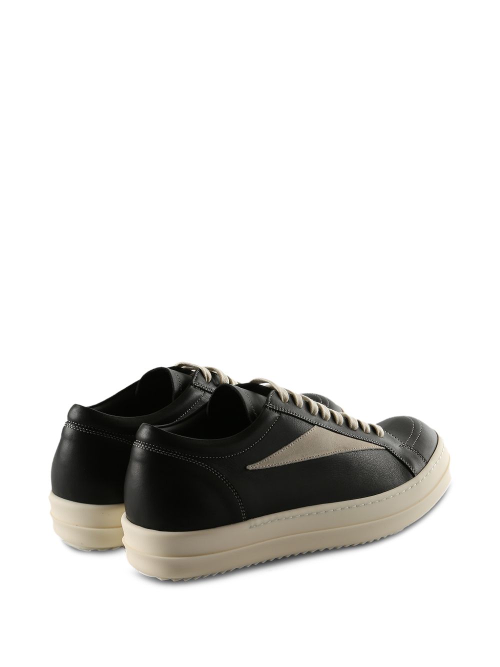 Vintage Sneakers In Pelle RU01F2897LCOLVS 911 BLACK WHITE RICK OWENS 